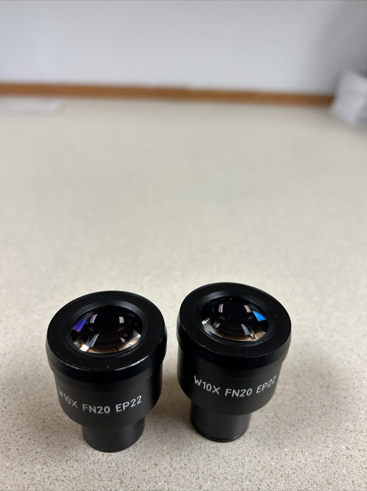 10x FN20 EP22 Microscope Eyepiece Pair