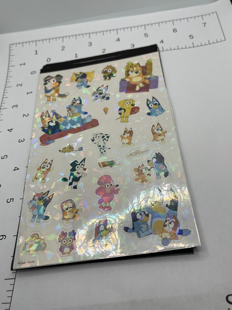 BLUEY sticker sheet children's show 2