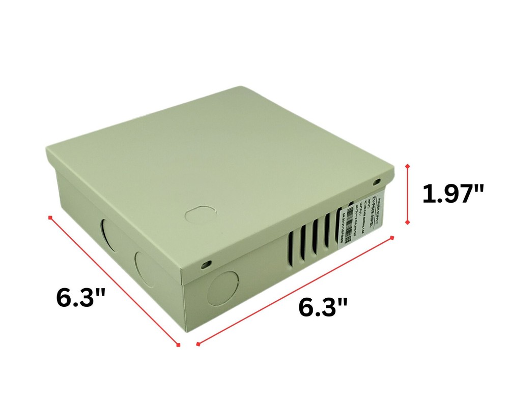 9 Channel CCTV Security Camera 12V DC 5A PTC Power Supply Distribution Box
