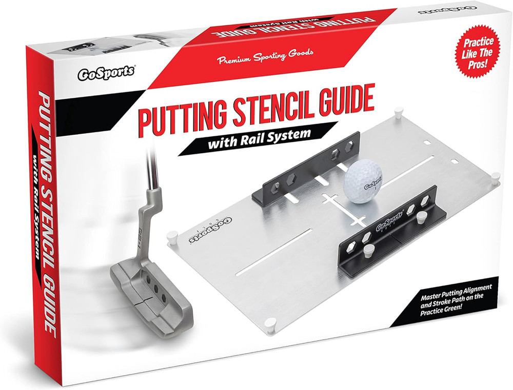 Golf Putting Alignment Stencil and Gate Set - Versatile Putting Aid for 10+ Dril