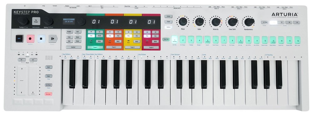 Arturia Keystep Pro Sequencer 37-Key USB DJ/Recording Keyboard Controller+Stand