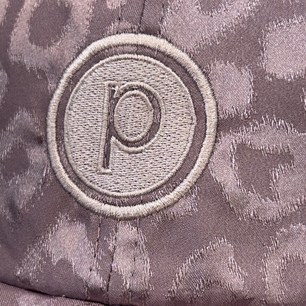 Pure Barre Pink Leopard Print Baseball Cap Hat Adjustable Strap OSFM