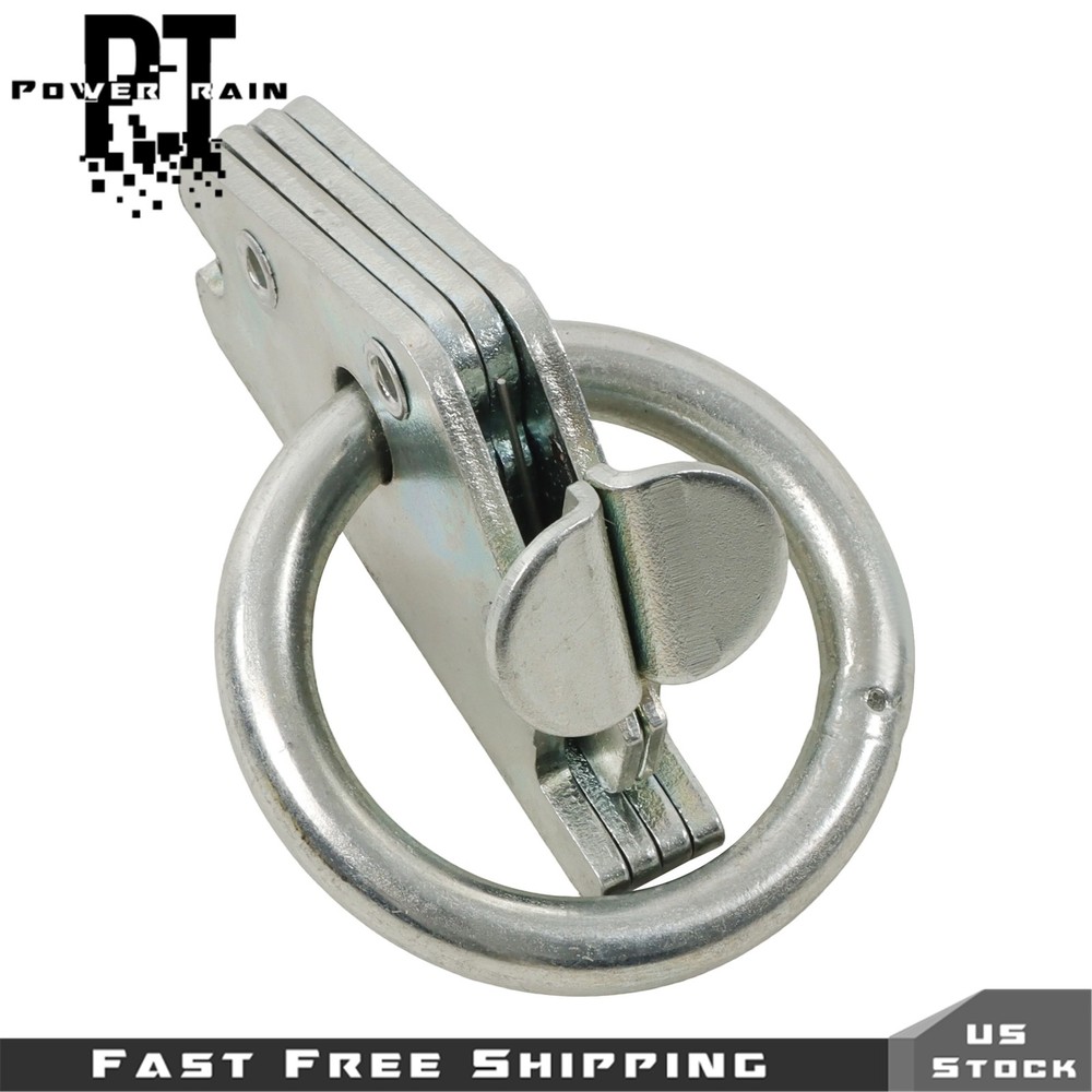 12PCS E Track Tie-Down Rail Kit Trucks Vans Garages Trailer Tie Down System