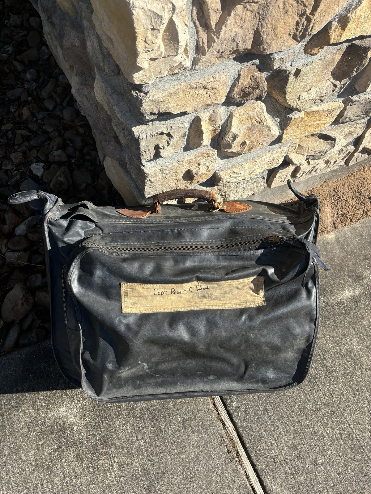 USAF US Air Force 1950s Type B-4A Flyers Clothing Bag Flight Suitcase HINSON MFG