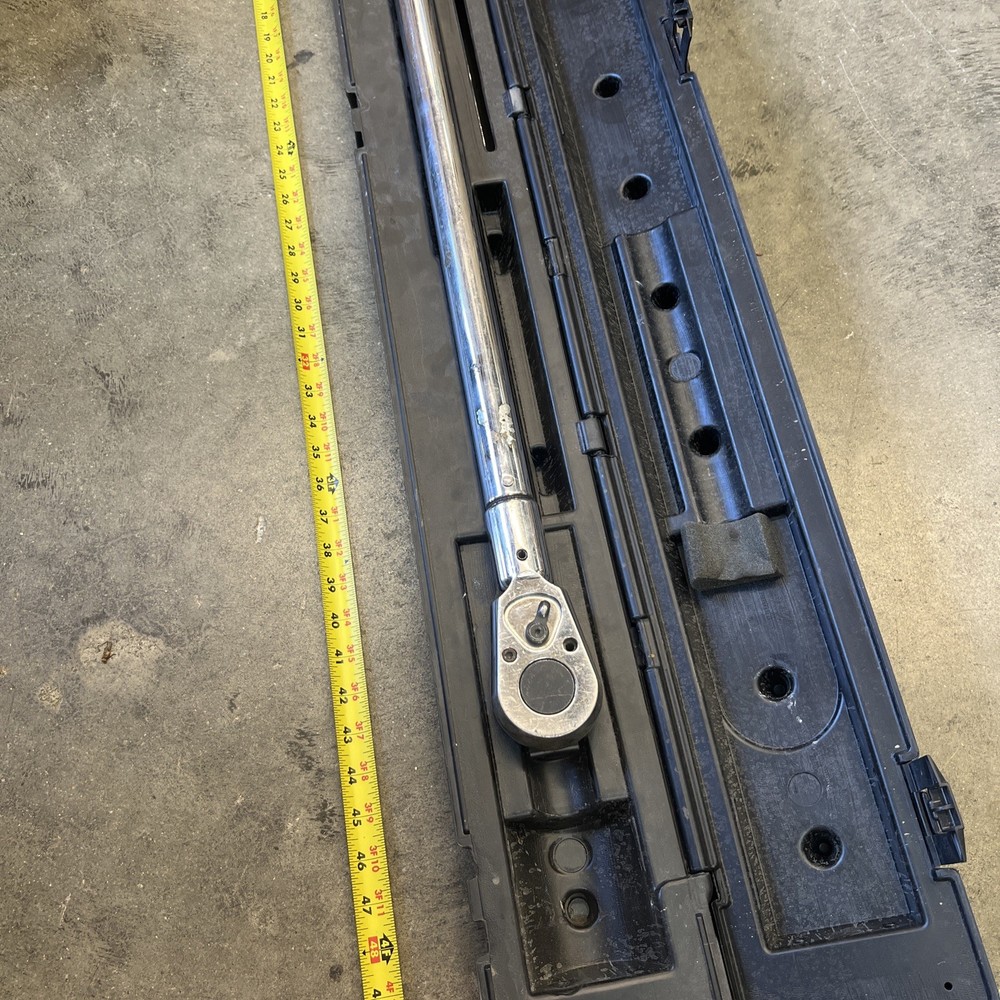Wright Tool 6448 Calibrated Micro-Adjustable Torque Wrench 100-600 Torque