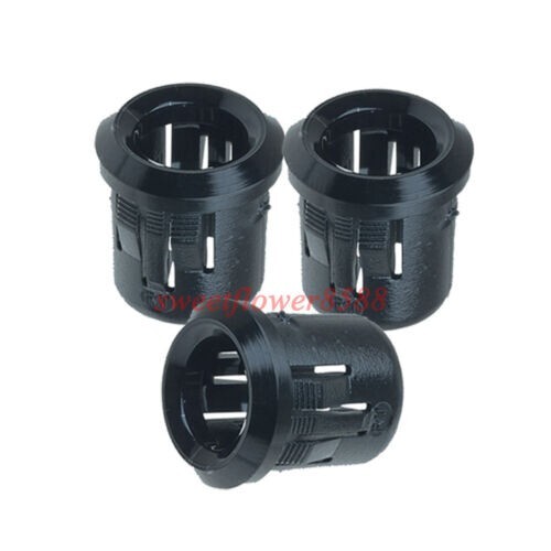 200pcs 8mm Black Plastic LED Clip Holder Case Cup Mounting New Free Shipping