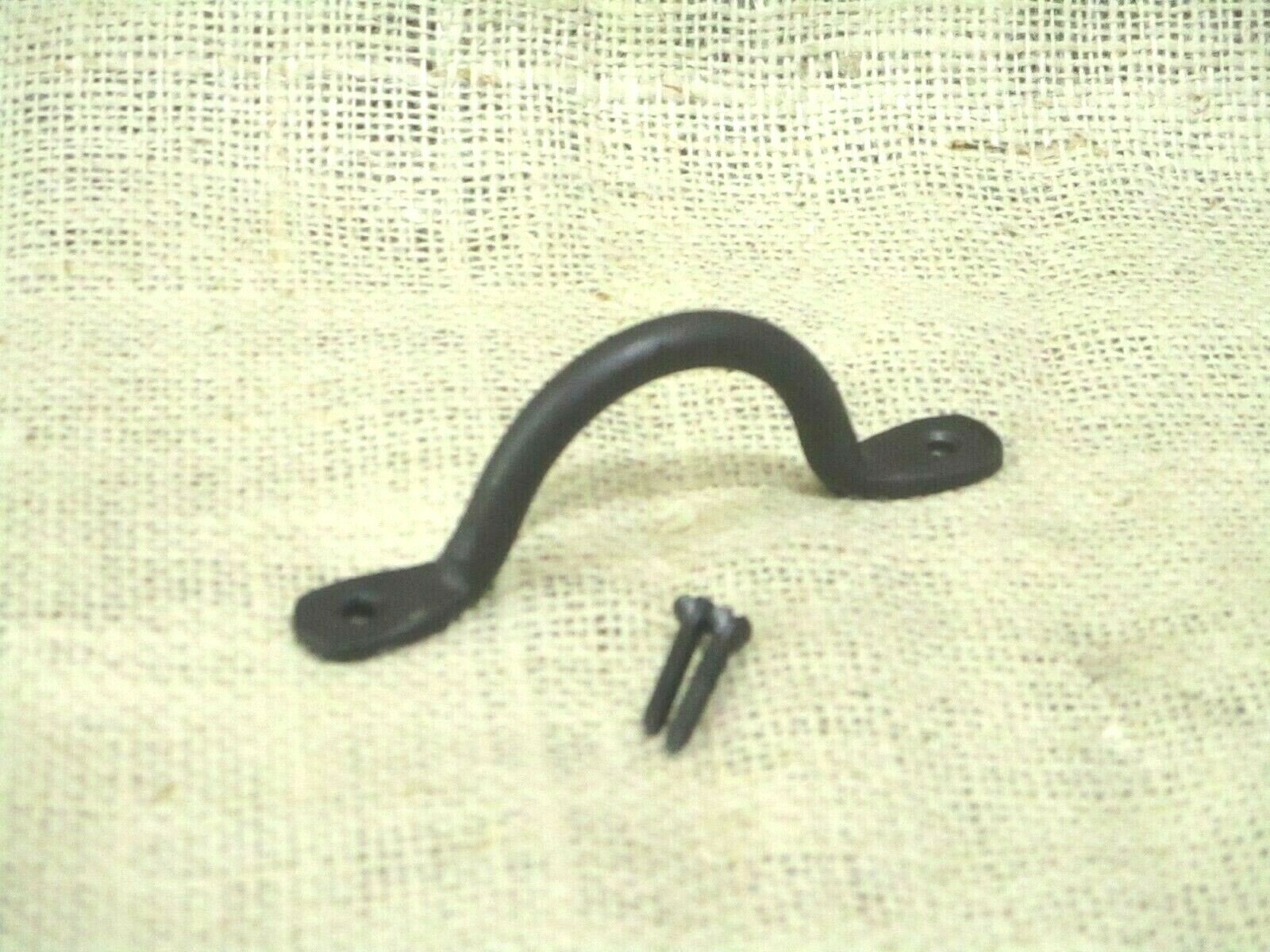 20 HAND FORGED IRON DRAWER BIN PULLS 4 1/4" LONG CABINET HANDLES KITCHEN BATH