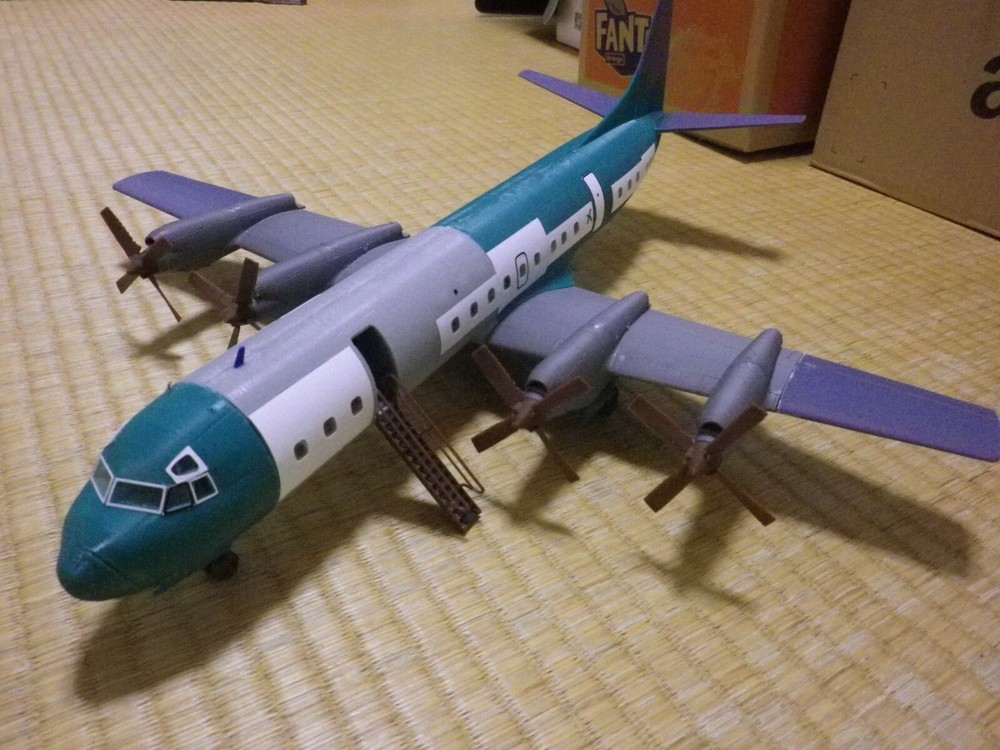 Lockheed L-188A Electra (3D fabricated 1/72 ABS kit)