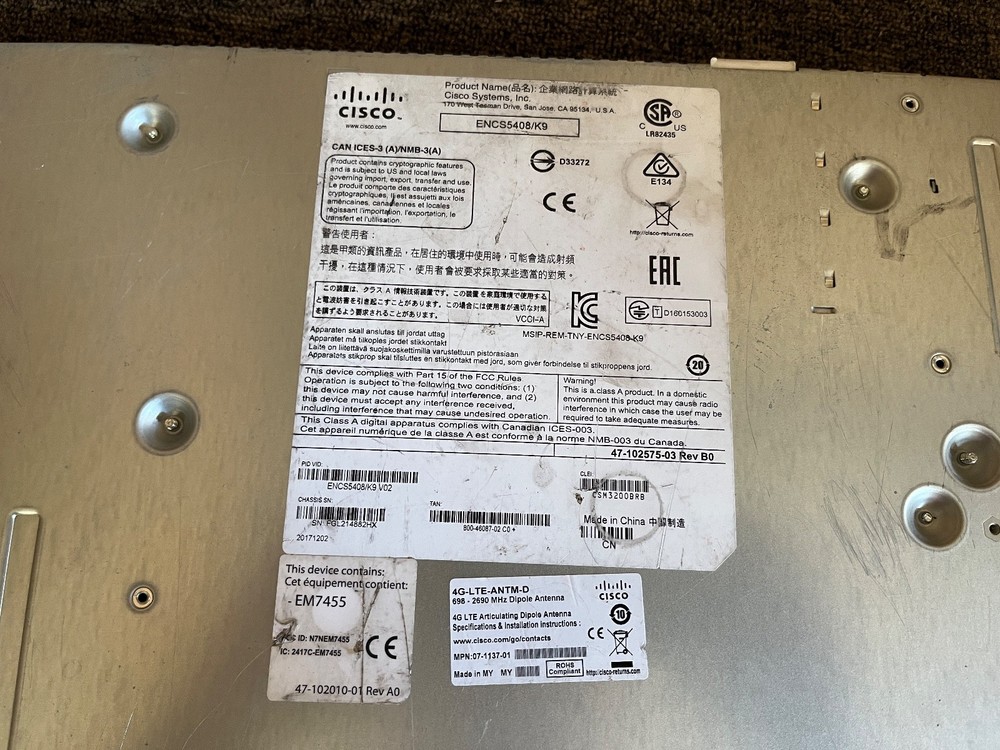 Cisco ENCS5408/K9 Enterprise Network Compute System