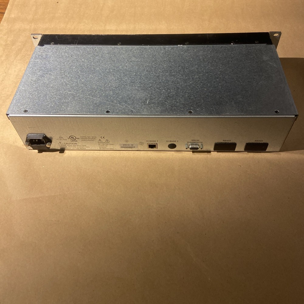 Miranda Technologies NV9601 Control Panel NVISION 9000 Router Control Eystem