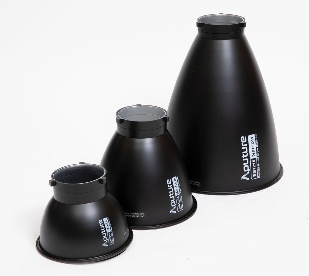 Aputure 600d  Reflector Kit Wide, Medium and Narrow with case