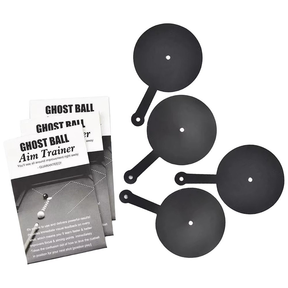 Billiard Aim Trainer Aid 4 Pads for Aiming Practice and Skill Improvement