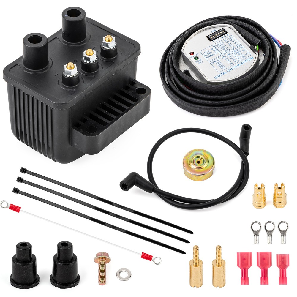 Ultima Single Fire Programmable Ignition Coil Kit Harley Evo Big Twin & XL 7