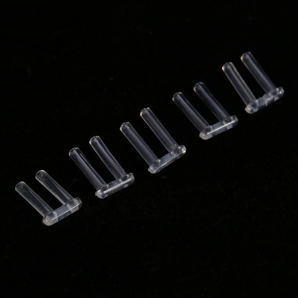 Rimless Frames Sleeves, 3 Types 100pcs New Plastic Compression Sleeves 03 #