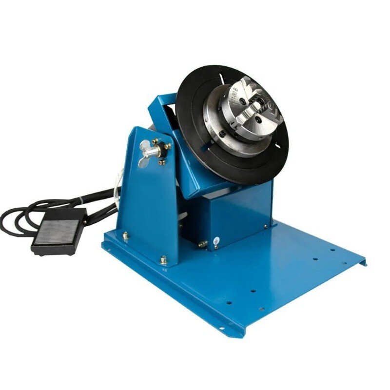 Horizontal Load Capacity 10KG Welding Positioner Automatic Rotary Table