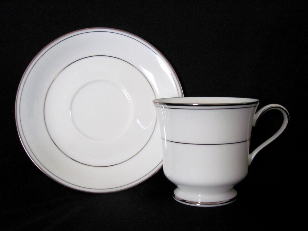 Gorham Elegance Platinum Footed Cup & Sauer Set 3-1/8" H (CH)