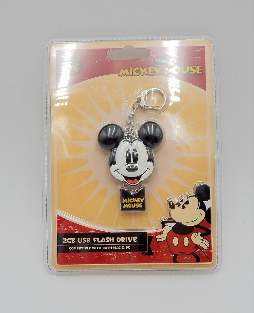 Disney Mickey Mouse 2GB USB Flash Drive PC and MAC Compatible Packaged Sakar