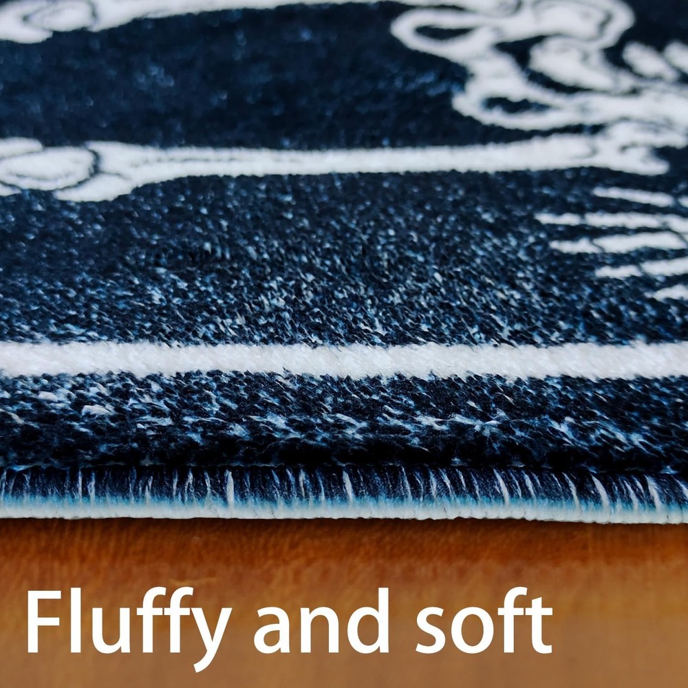 Skull Bath Mat - Goth, Gothic 1'8" x 2'8" (Rectangular), Coffin