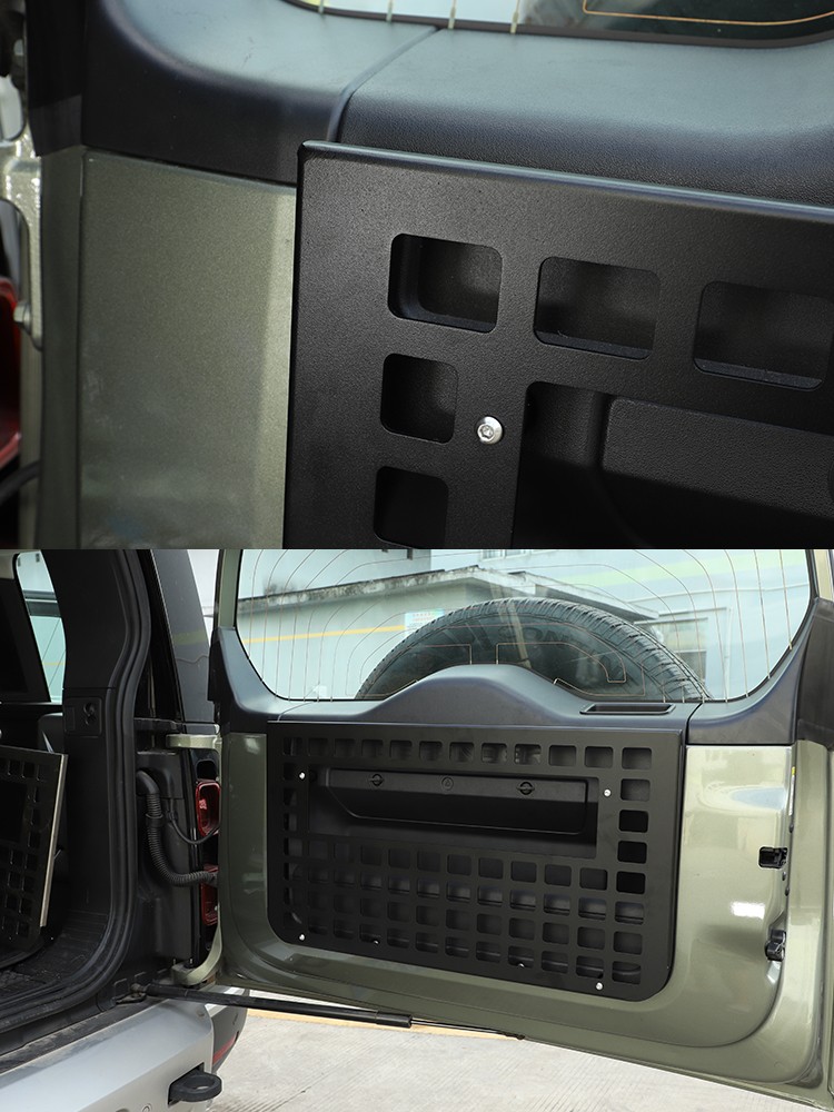 Rear Door Tailgate Table Storage Shelf Molle Panel For LR Defender L316 20+