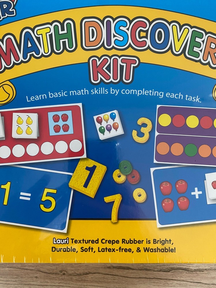 Lauri Early Learning Math Discovery Kit Count Add Subtract Compare Patterns NEW