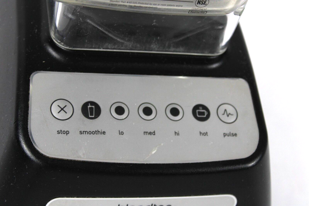 Blendtec CBT2 Classic Blender Pitcher Wildside Jar Smoothie Soup Maker Lid Black