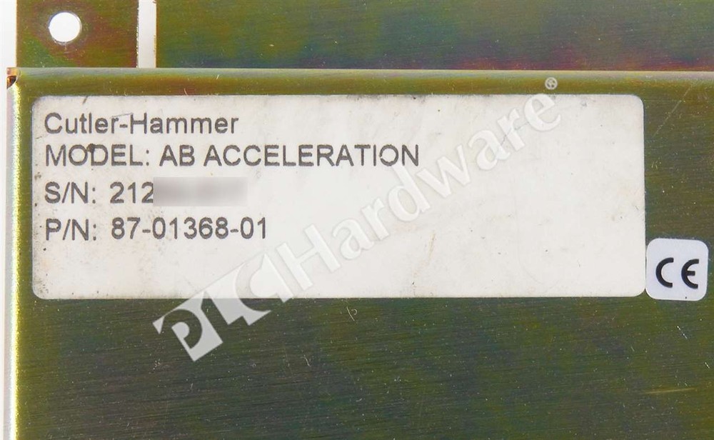 Cutler Hammer 87-01368-01 AB Accelerator Module for Panelmate