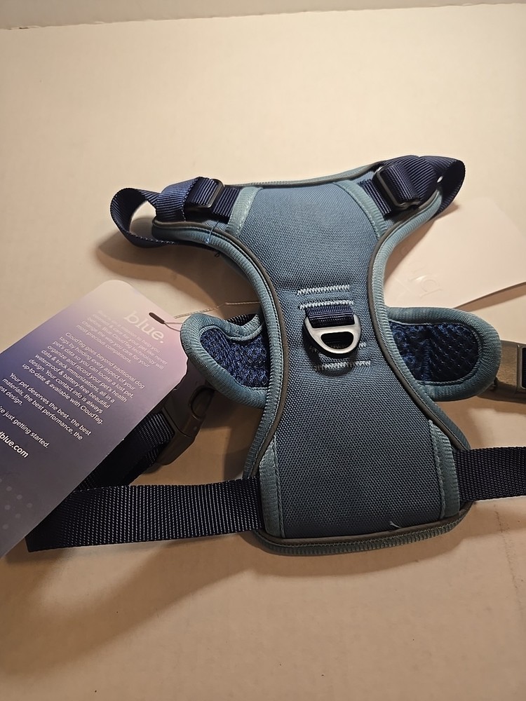 Dog Smart Harness With CLOUDTAG By Blue. Size Small