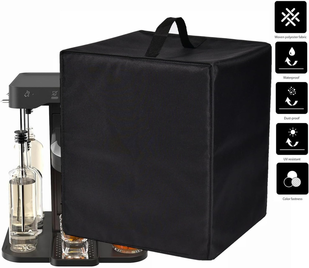 For Bartesian Compatible Dust Cover for Cocktail Maker Machine (BEHB101) - Black