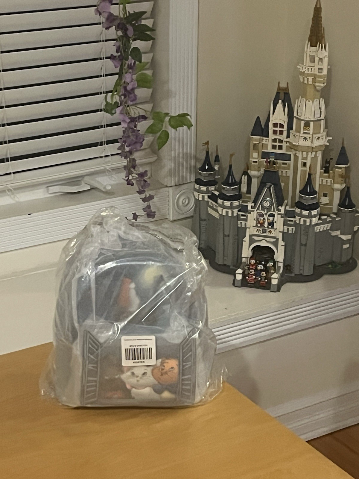 Loungefly Disney the Aristocats Window Portrait Glow-in- the -Dark Mini Backpack