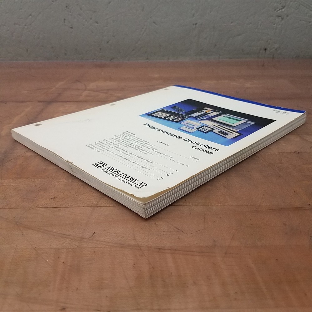 Square D 8020CT9401 Programmable Controllers Catalog, File 8000 - USED
