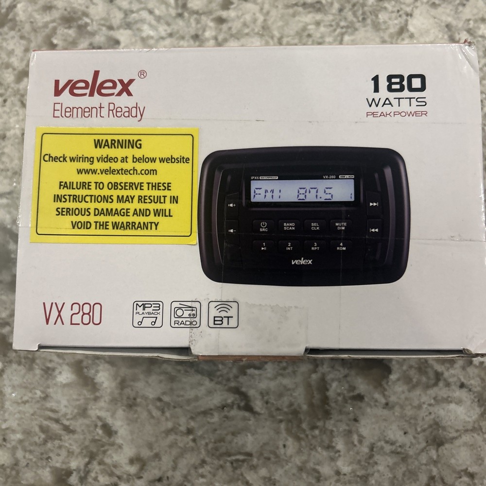 Velex VX280 Element Ready UTV Radio/amplifier