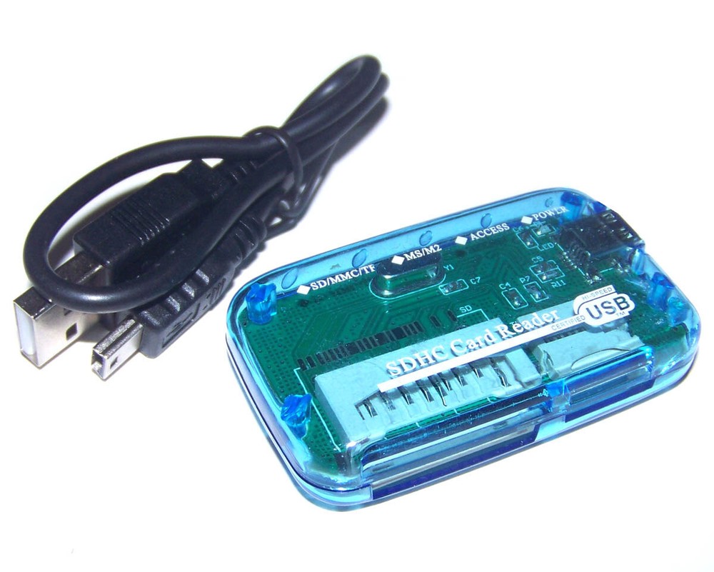 Multimedia Memory Card Reader 26 in 1 Hi Speed USB 2.0