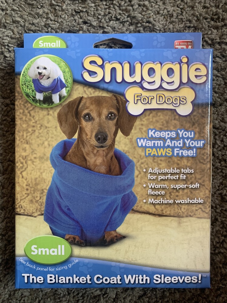 Snuggie For Dogs ~ Small ~Blue