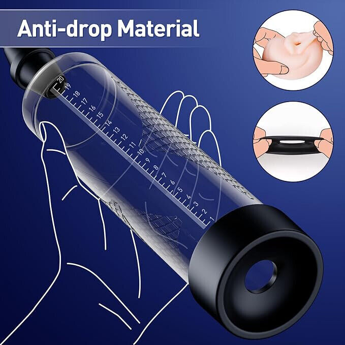 Vacuum Penis Pump for Male ED Enhancement Erectile Enlargement Penis Enlarger BG