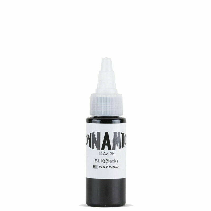 DYNAMIC BLACK Tattoo Ink 1-oz & 8-oz