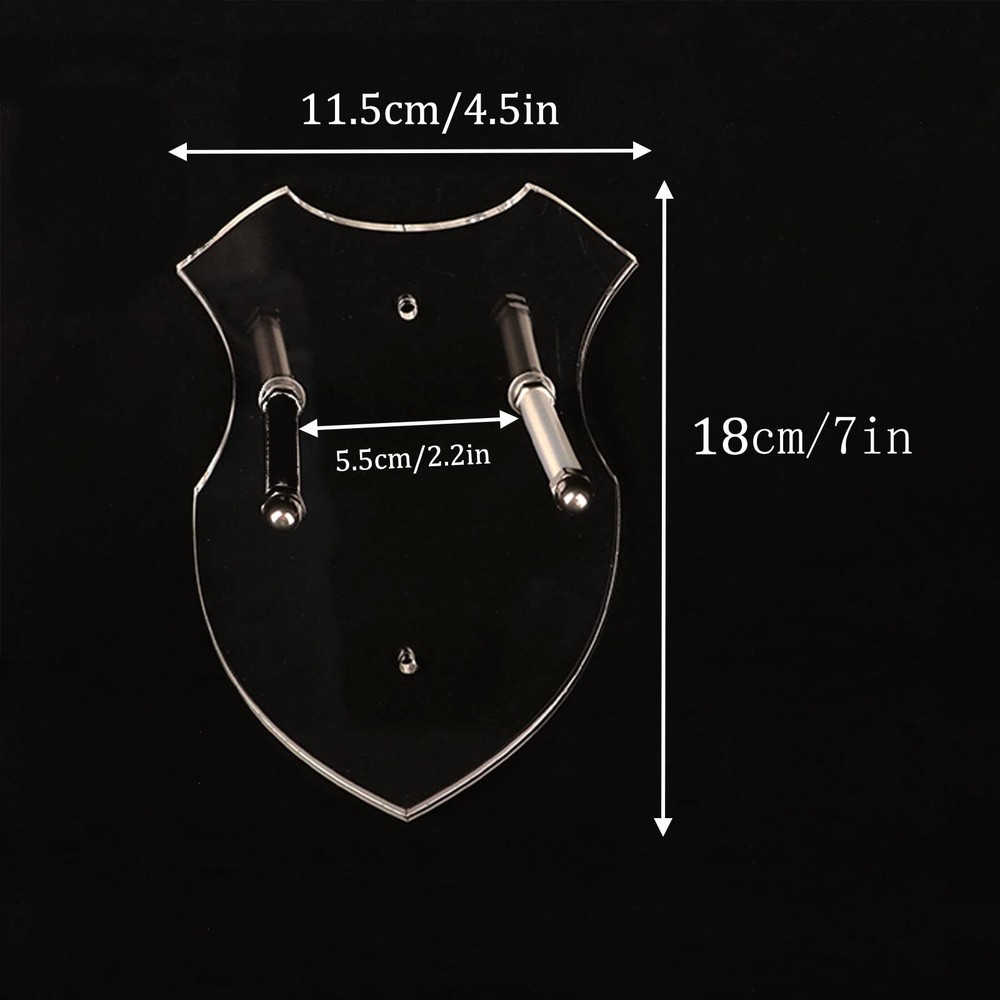 WallMounted Sword Rack and Axe Holder Vertical Display Stand 1 Set
