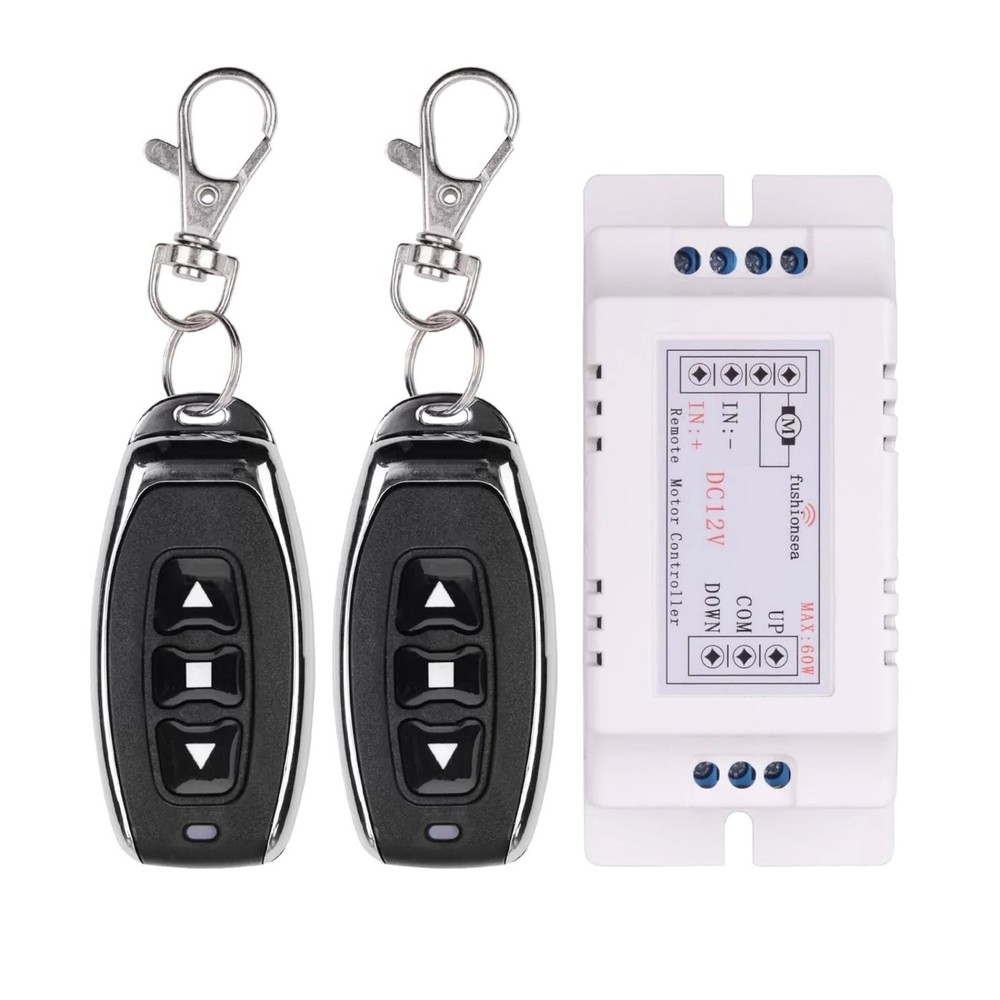 Motor Wireless Remote 12V Switch Universal 2 Channel RF433MHz Remote Control