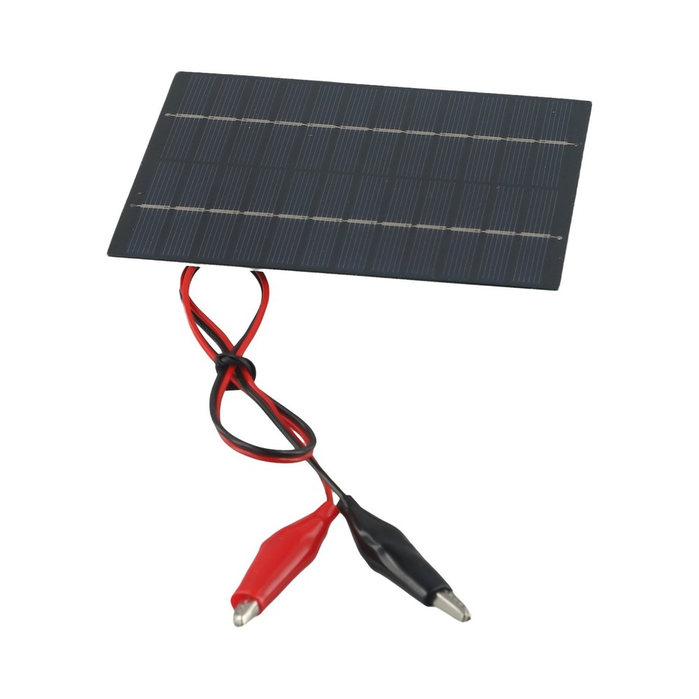 Outdoor Use 10W 12V Solar Panel with Clips Great for Charging Multiple Devices
