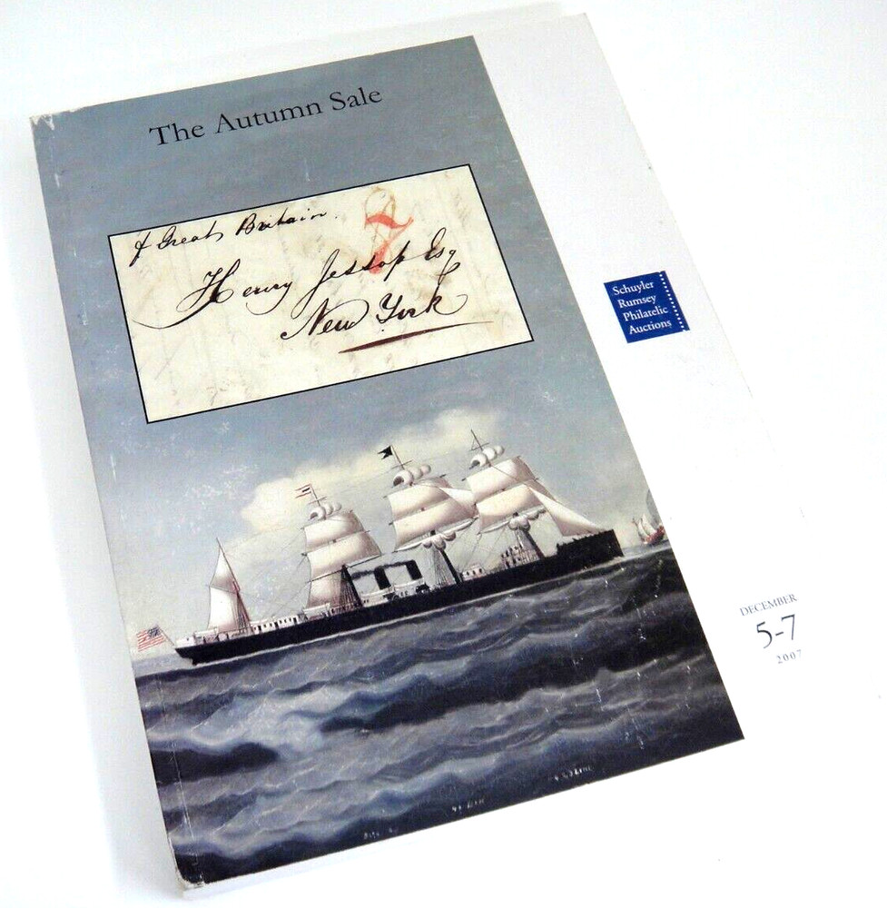 Schuyler Rumsey Stamp Auction Catalog 2007 Carlin Collection Transatlantic Mail