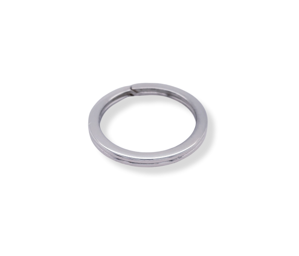 925 Sterling Silver Split Key Ring, Key Chain, 28 or 32mm