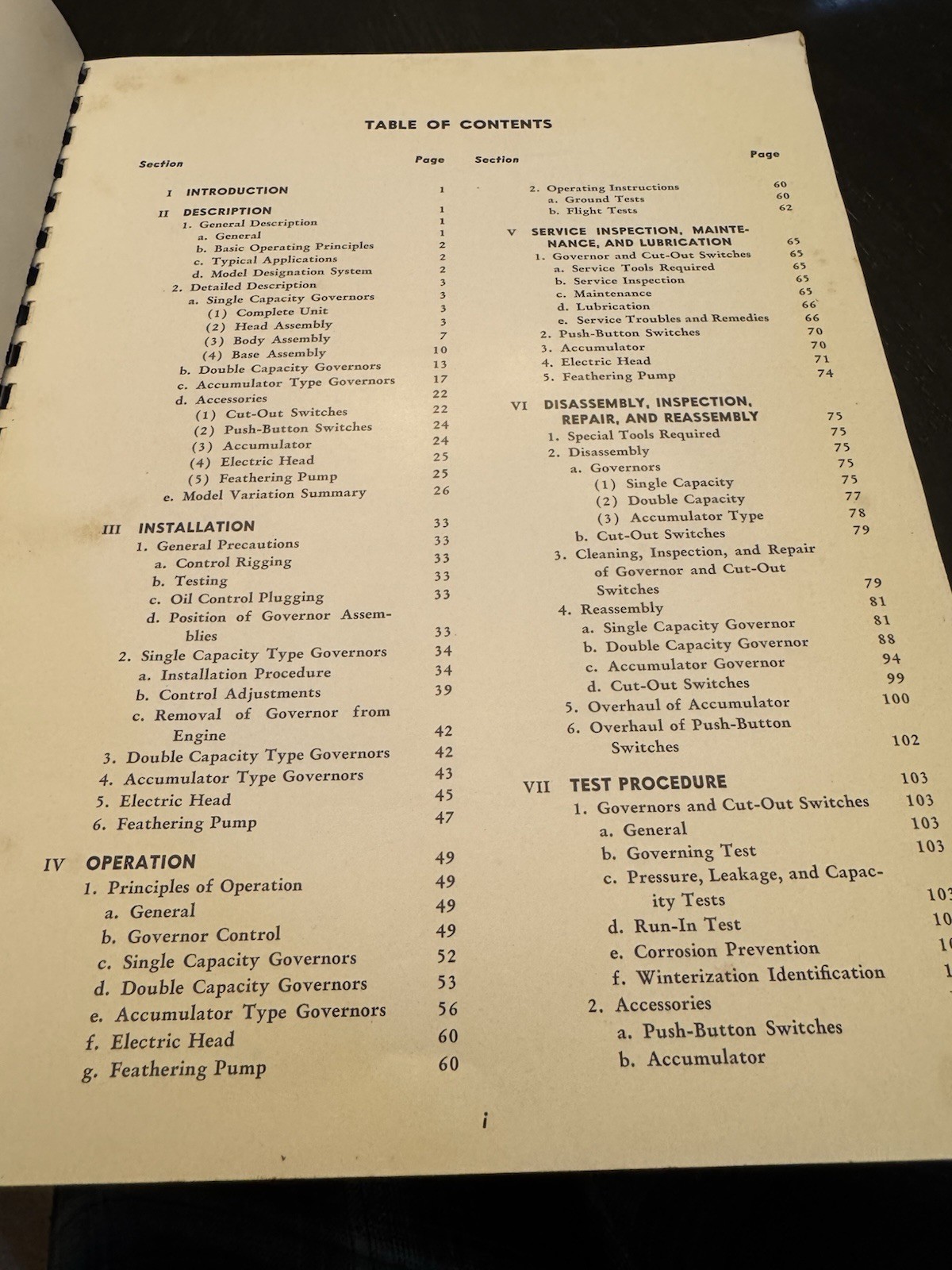 Hamilton Standard Propellers Service Manual 123 Hydromatic Feathering 1944