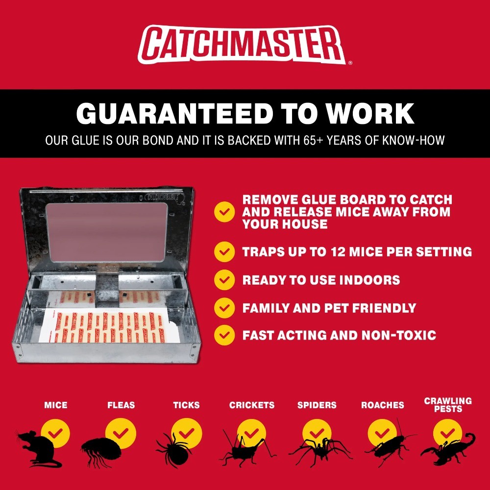 Catchmaster Reusable Solid Pro Series Multi-Catch Mouse Trap