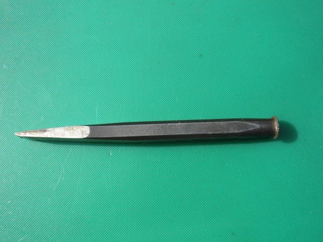 SNAP ON 1/2" PPC816 FLAT TIP CHISEL 6" LENGTH UNDERLINE LOGO PPC816A USED