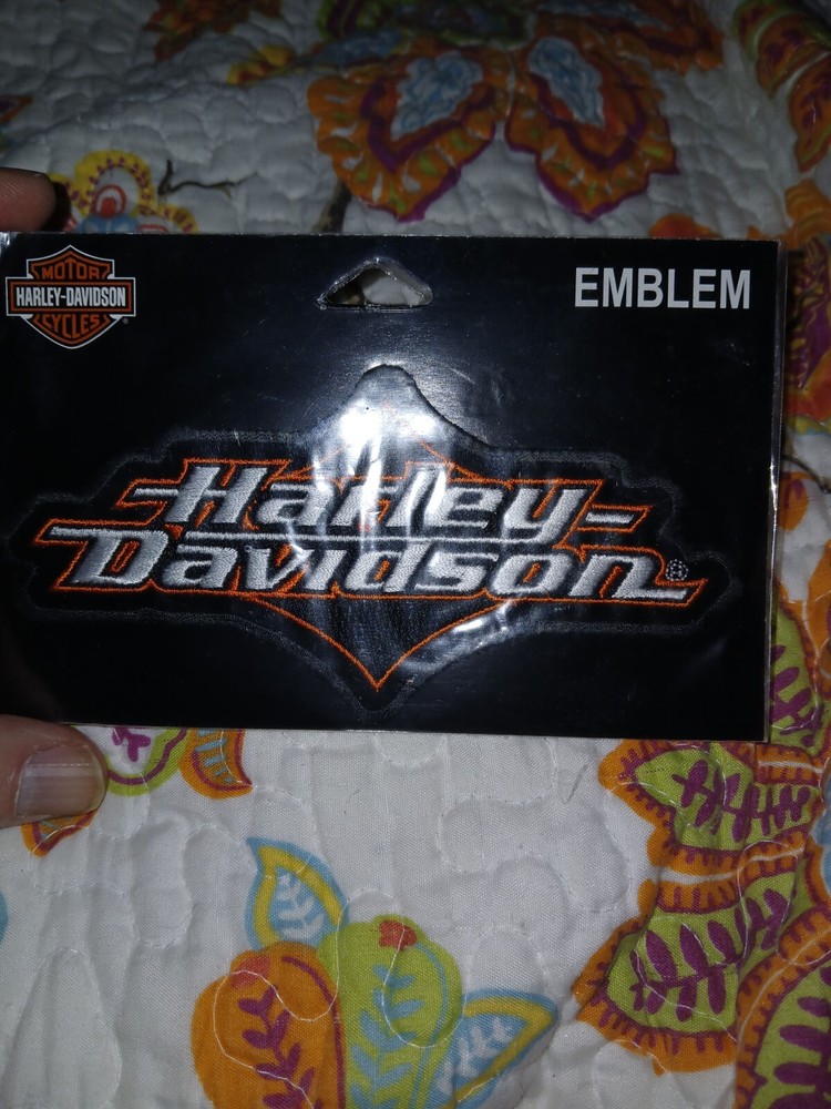 Harley Davidson® Embroidered Motorcycle Ignition Vest Patch Emblem EM059633
