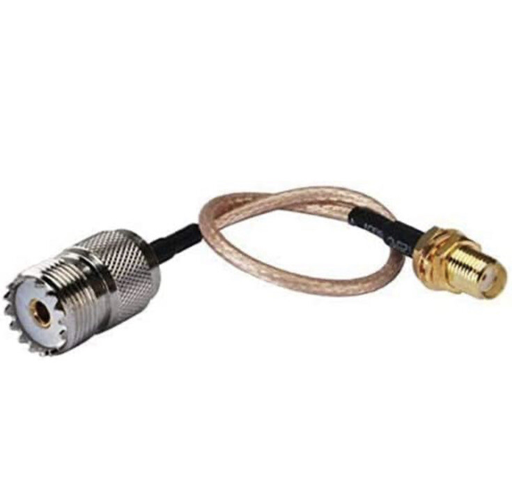 Radio Ext Antenna Coax Adapt Cable 6”