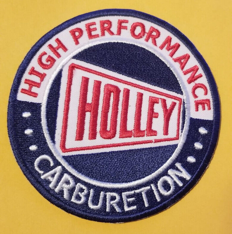 HOLLEY CARBURATION Embroidered Patch worldwide shipping approx 3.5"
