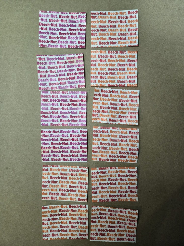 Vintage gum wrapper lot 12 1970s