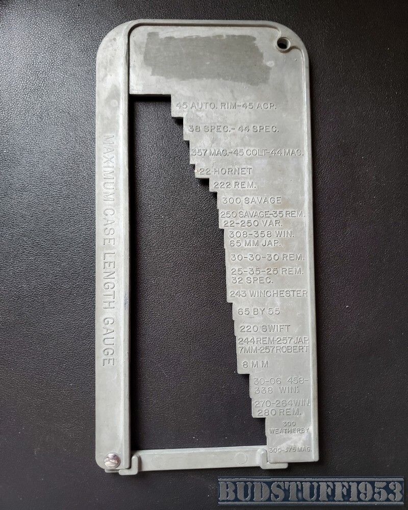 Vintage Maximum Case Length Gauge