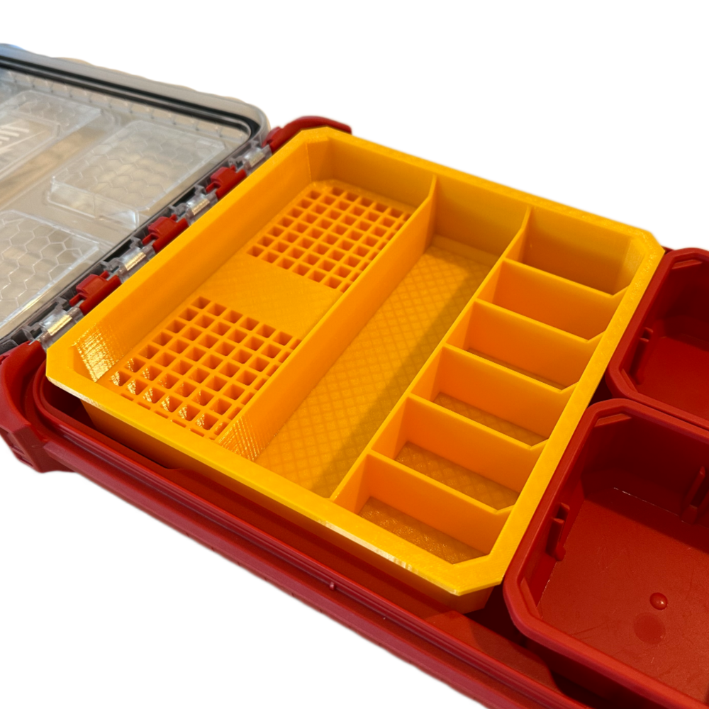Impact bit holder insert for Milwaukee PACKOUT Low Profile Organizers