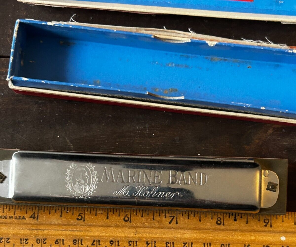 Vintage Marine Band No 365 Hohner Harmonica